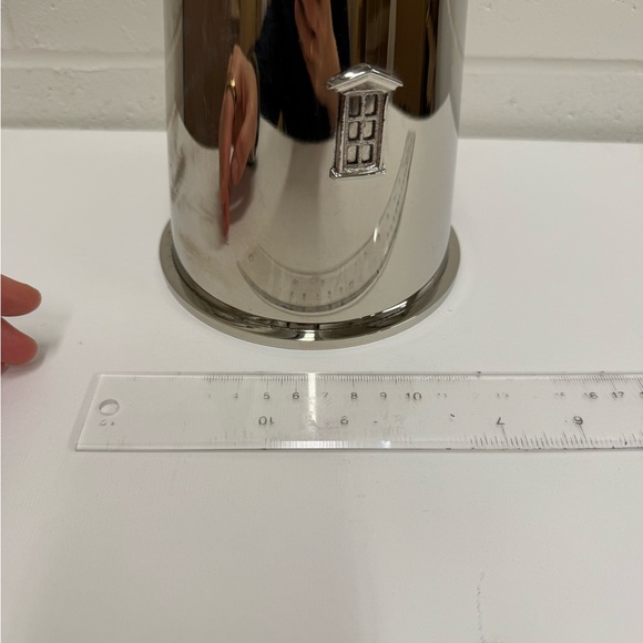 Luxury Nautical Lighthouse Sculpture – Polished Metal Decor - Picture 6 of 8